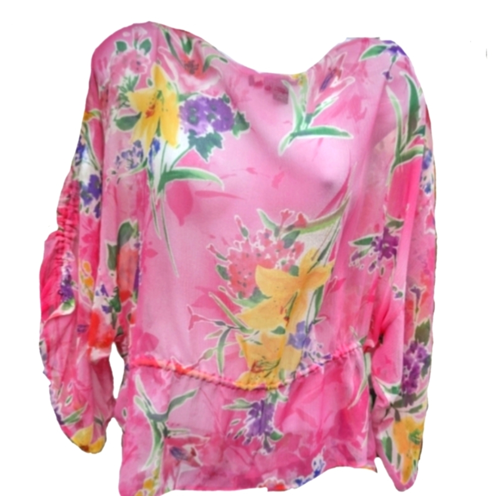 Ralph Lauren Silk floral top